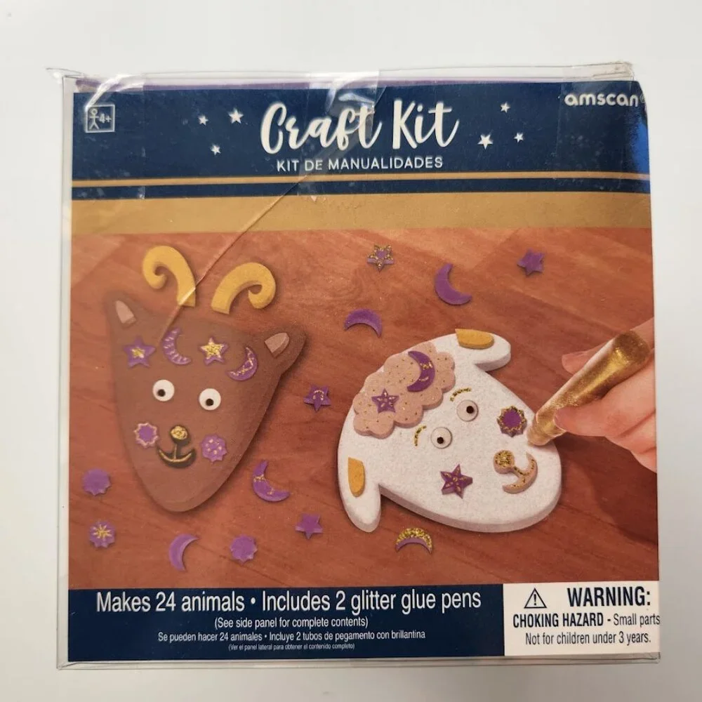 NEW Sheep Foam Craft Kit Kids Art Supplies Eid Mubarak Ramadan Party Favors Goat